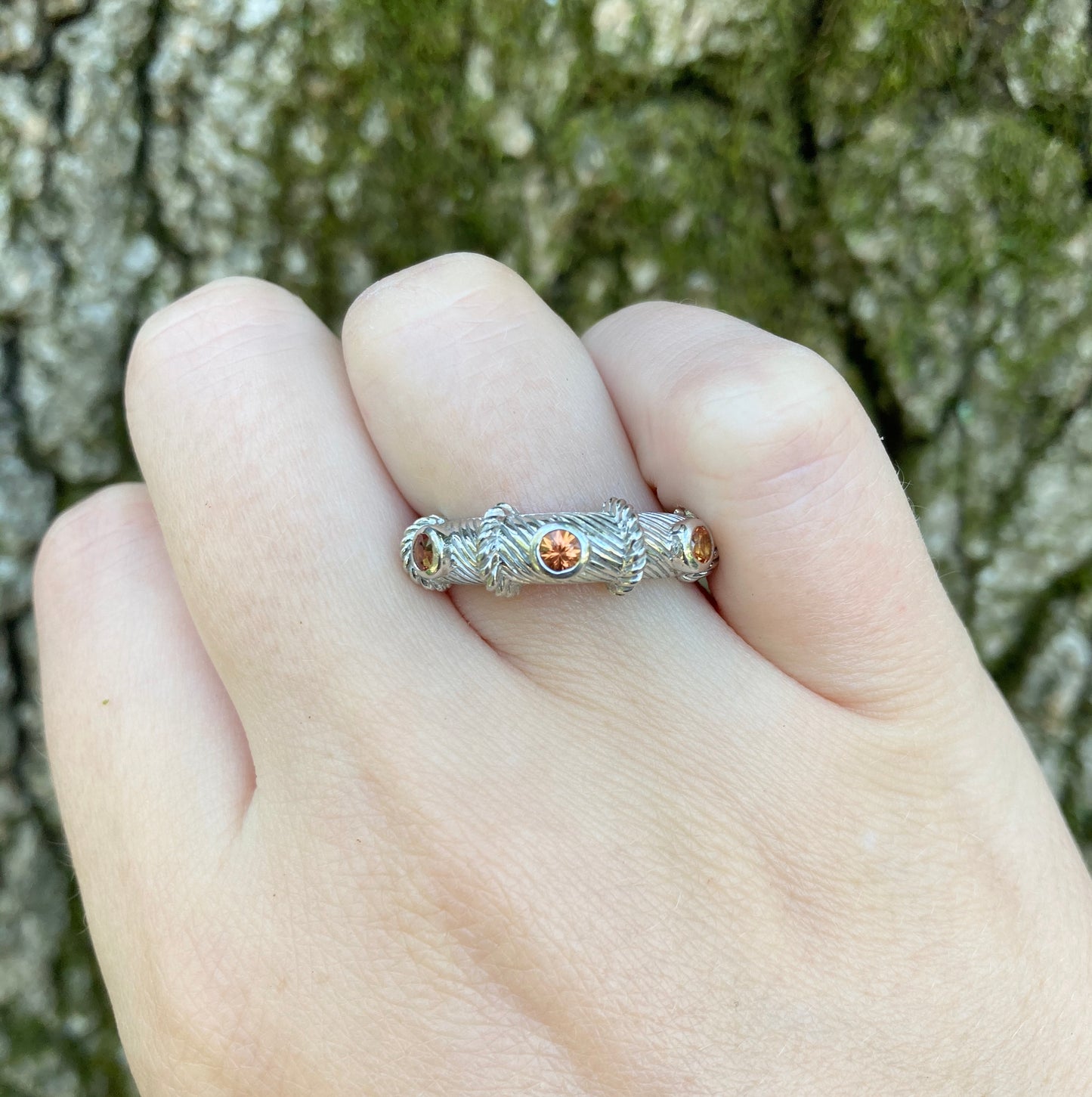 Sterling Silver Citrine Ring
