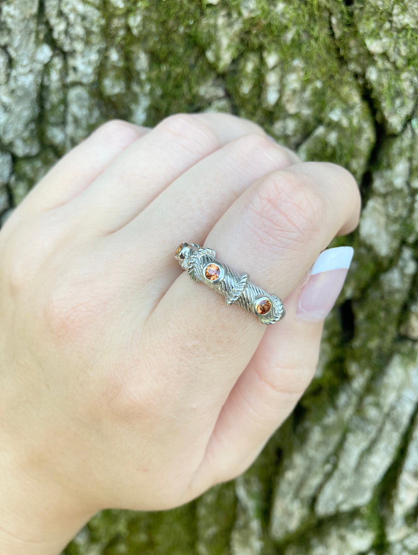 Sterling Silver Citrine Ring