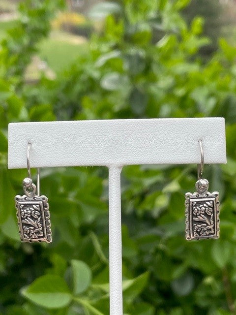 Sterling Silver Art Earrings