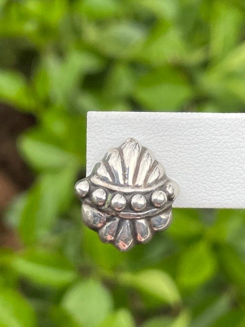 Sterling Silver Fleur De Lis Earrings
